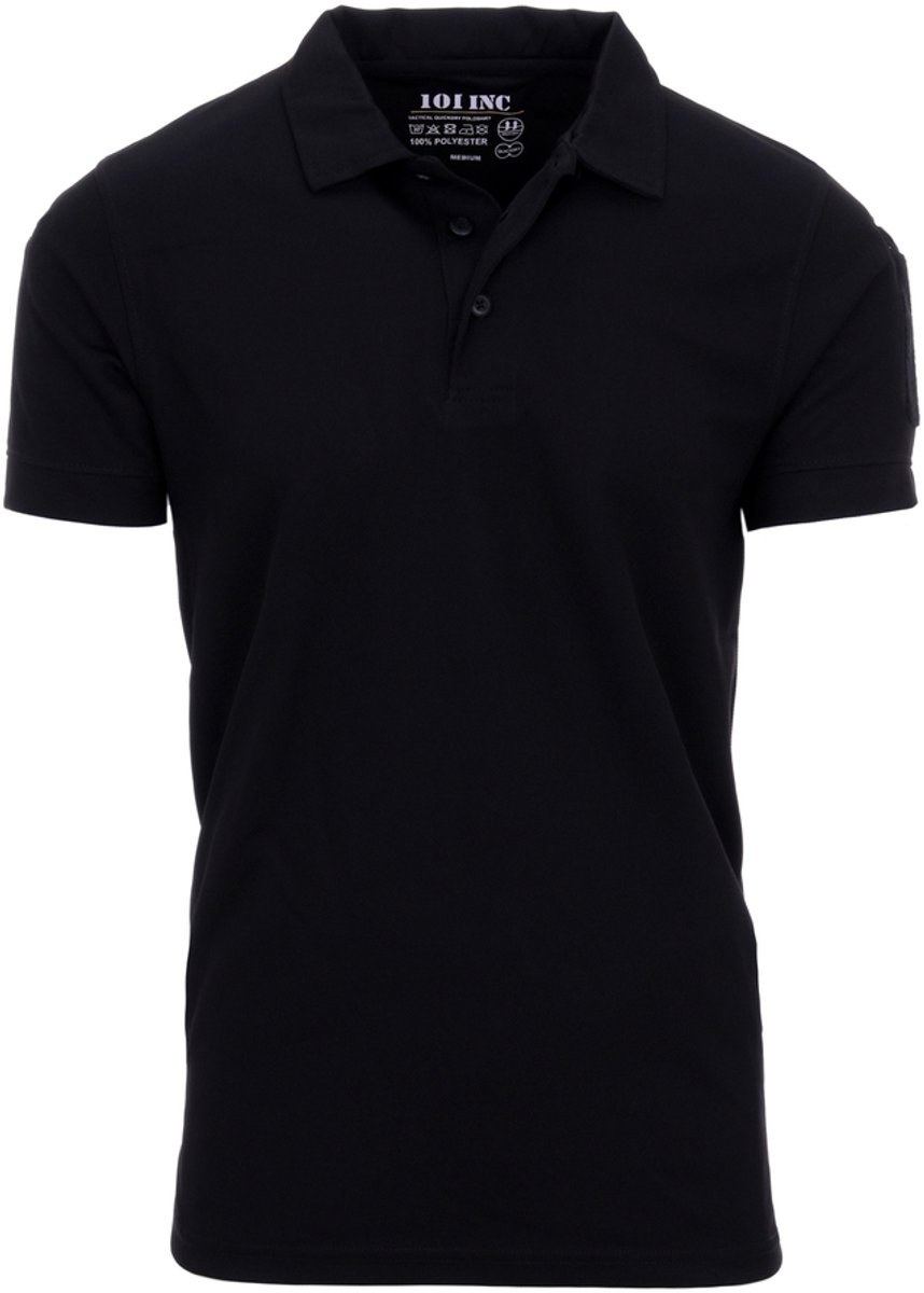 101 INC Tactical polo Quick Dry Zwart