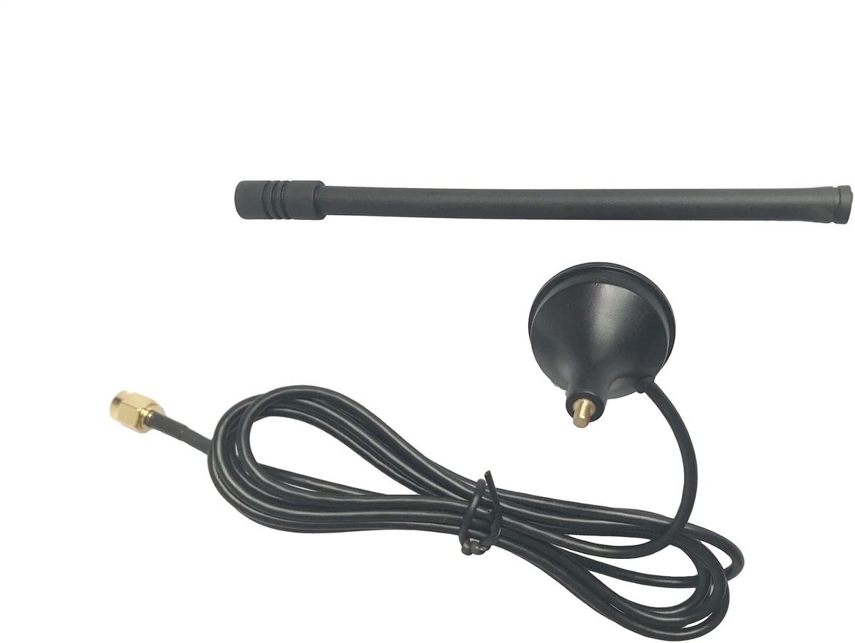 GSM Antenne - 3G 4G Antenne - Signaal Versterken - Volledige Frequentie - 14.5 cm - Zwart