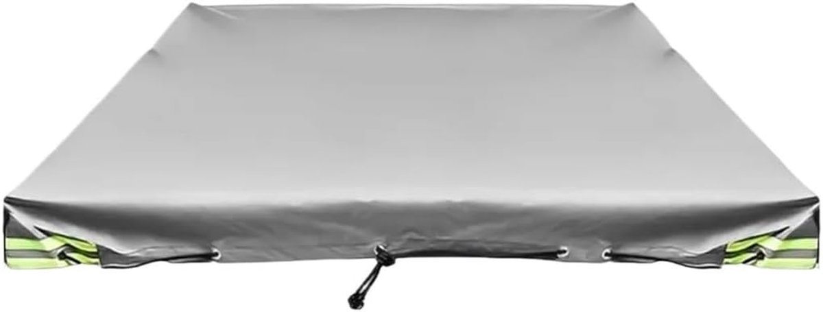 Aanhanger Afdekzeil - Beschermhoes Camper - Aanhanger Beschermen - Extra Dik Materiaal - 208 x 114 x 13 cm - Zilver