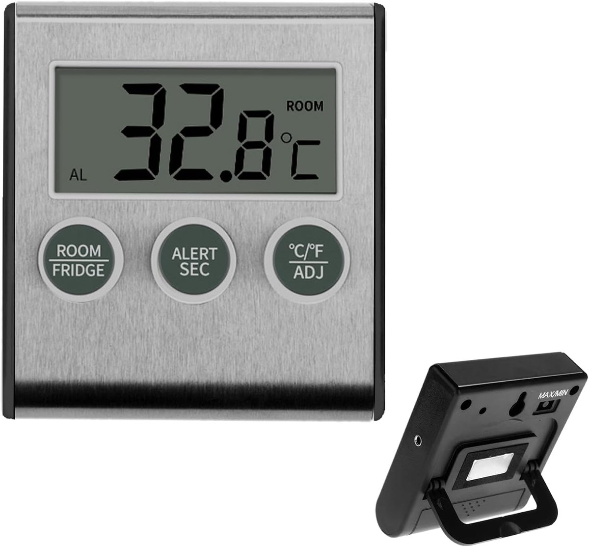 Temperatuuralarm Vriezer - Koelkast Sensor - Voedsel Veiligheid - Draadloze Monitor - 63 x 76 cm - Wit