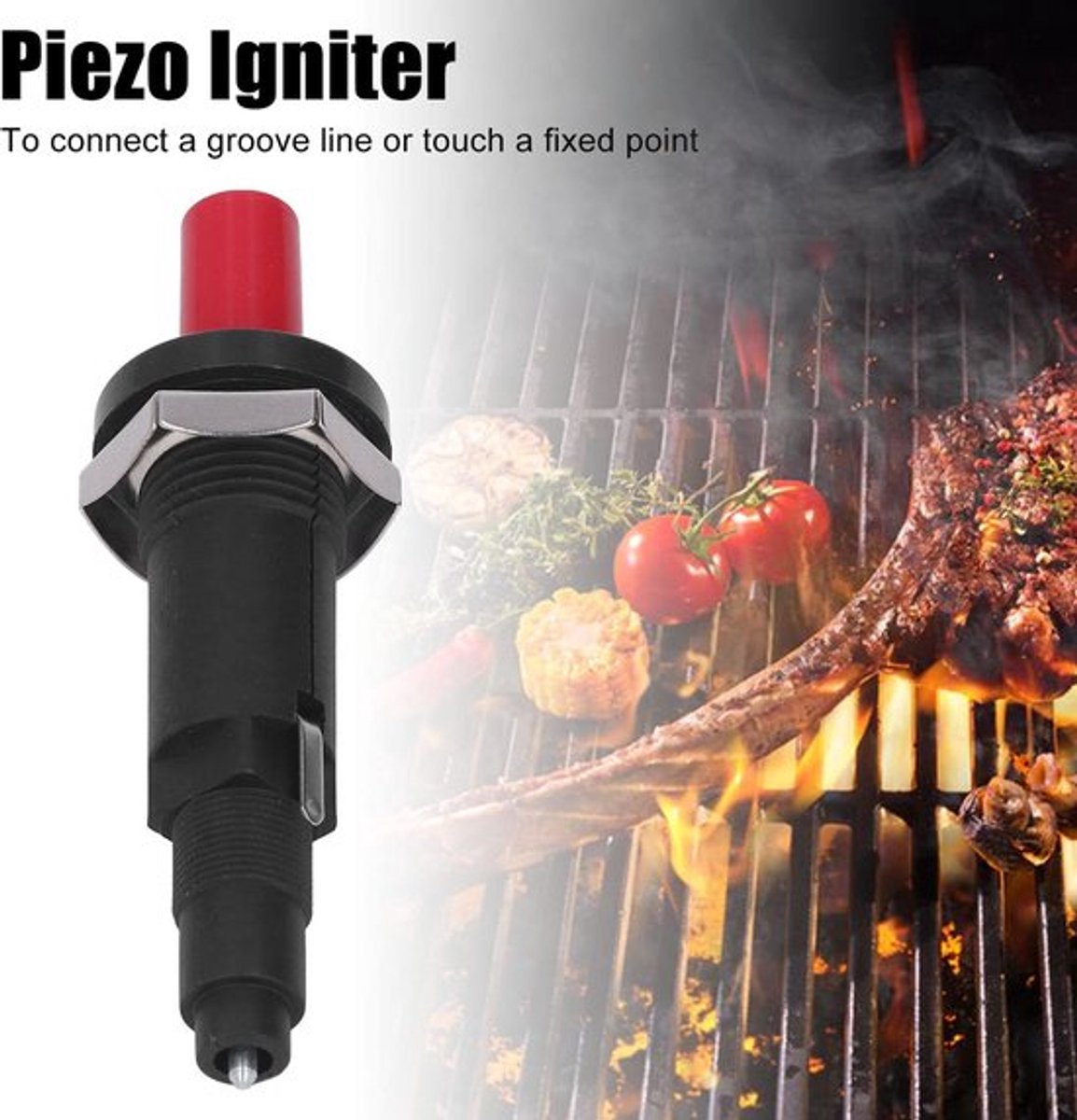 Allecto - Piëzo Ontsteker - Grill Ontsteker - Duurzaam en Betrouwbaar - 5 Stuks