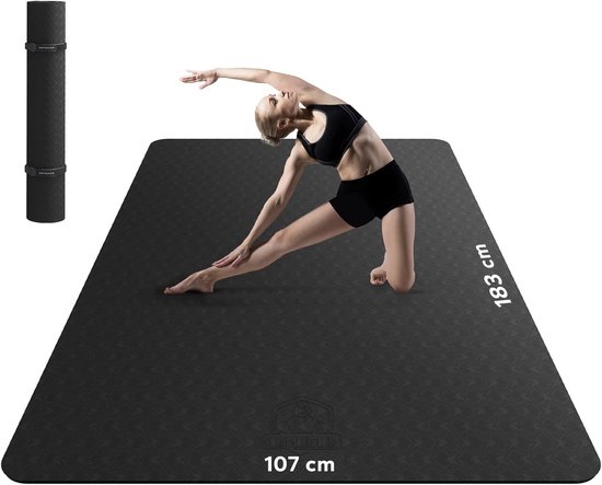Grote Yoga Mat - TPE - Antislip - Duurzaam - Voor Thuis Training — afbeelding 5