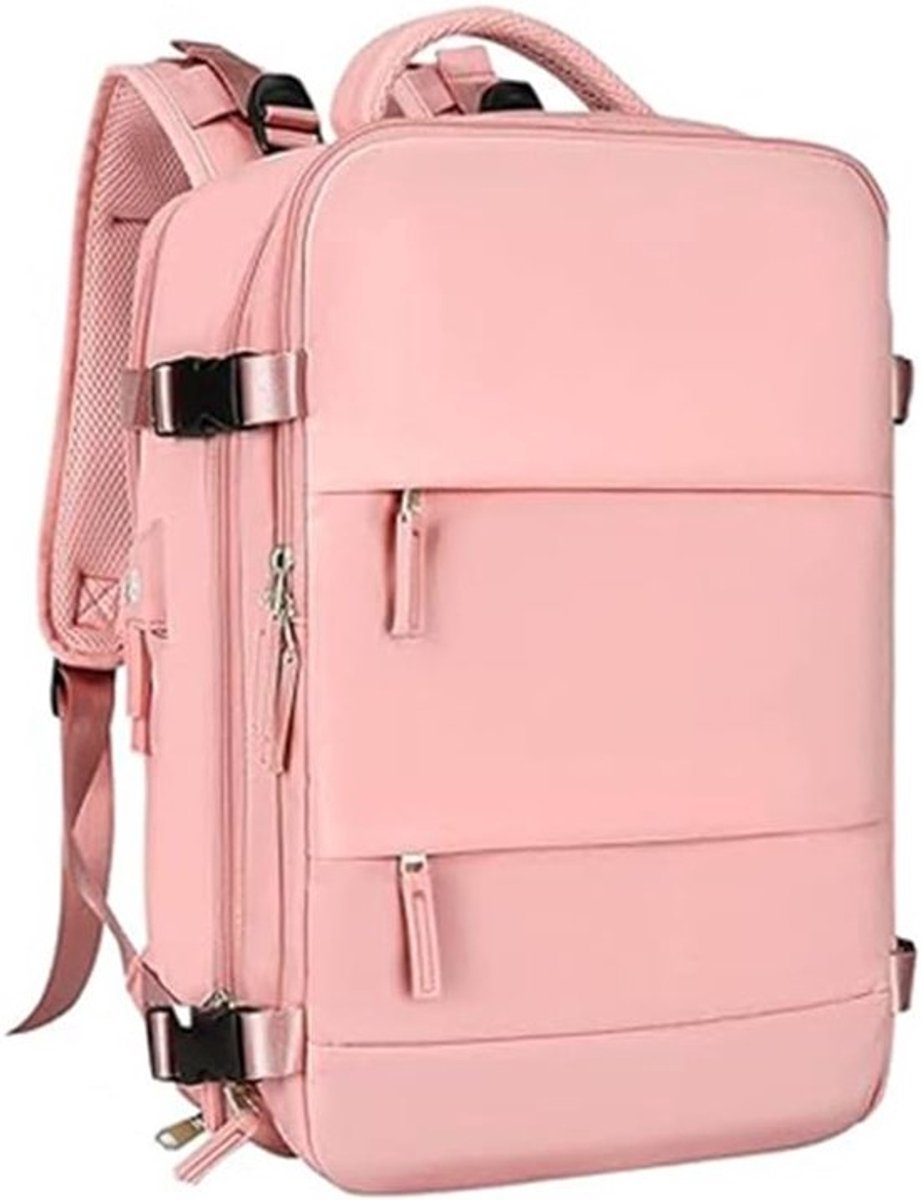 Roze unisex grote wandelrugzak, handbagage