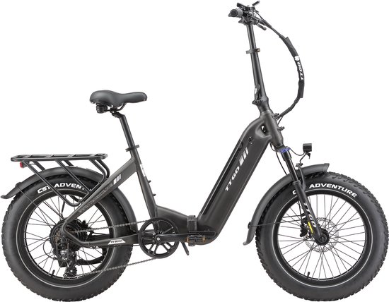 TTGO F6 Boost E-bike - 25 km/u - 20inch - 120km actieradius - 250W motor - 48V18Ah accu - 70NM - grijs van TTGO — afbeelding 2