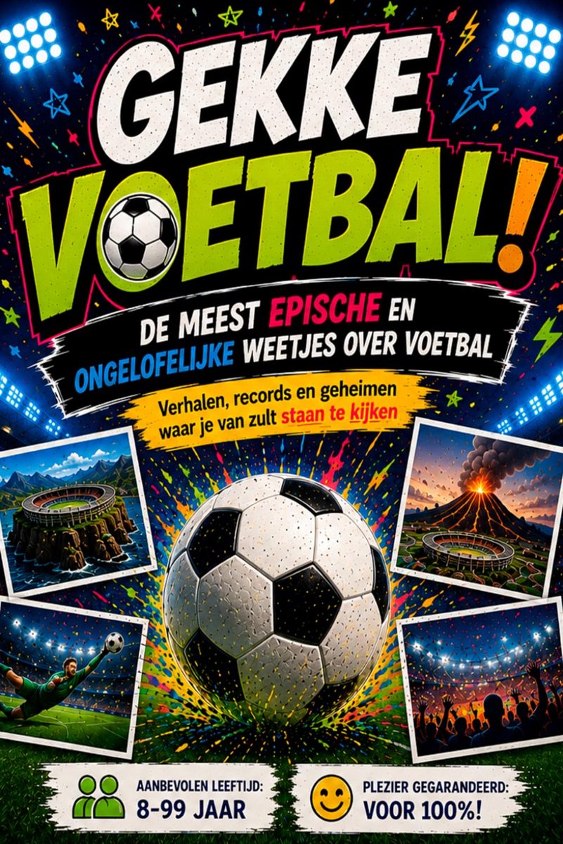 SnelShoppen - Gekke Voetbal! De Meest Epische en Ongelofelijke Weetjes over Voetbal - Verhalen, Records, Geheimen - Voor Voetbalfans, Kinderen, Feestj