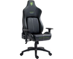 Luxe Premium Gamestoel - HICON - Lumbar Support - Gaming Chair - Gaming Stoel – Pulse Havoc – Ergonomische Gaming Chair met Comfort - Zwart