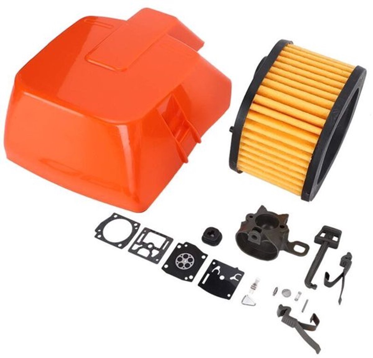 Luchtfilterset, tuinaccessoireset, H365 372 gereedschapsgashendel, gashendel, motorkapreparatieset