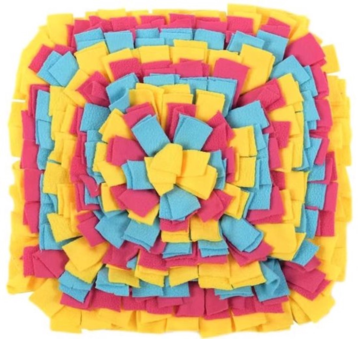 Vierkant bloemenpatroon, 35*35cm, niet-giftig huisdierspeelgoed, hondenspeelgoed, voermat voor katten en honden, trainingsmat, hondenspeelgoed, voermat voor huisdieren, trainingsmat voor puppy’s, puzzelspeelgoed.