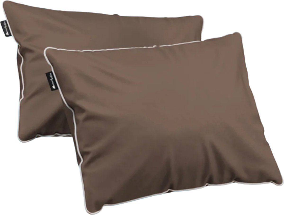 Cloudkiddo Kussenslopen 2-pack - Chocolate Brown - 42x60 cm