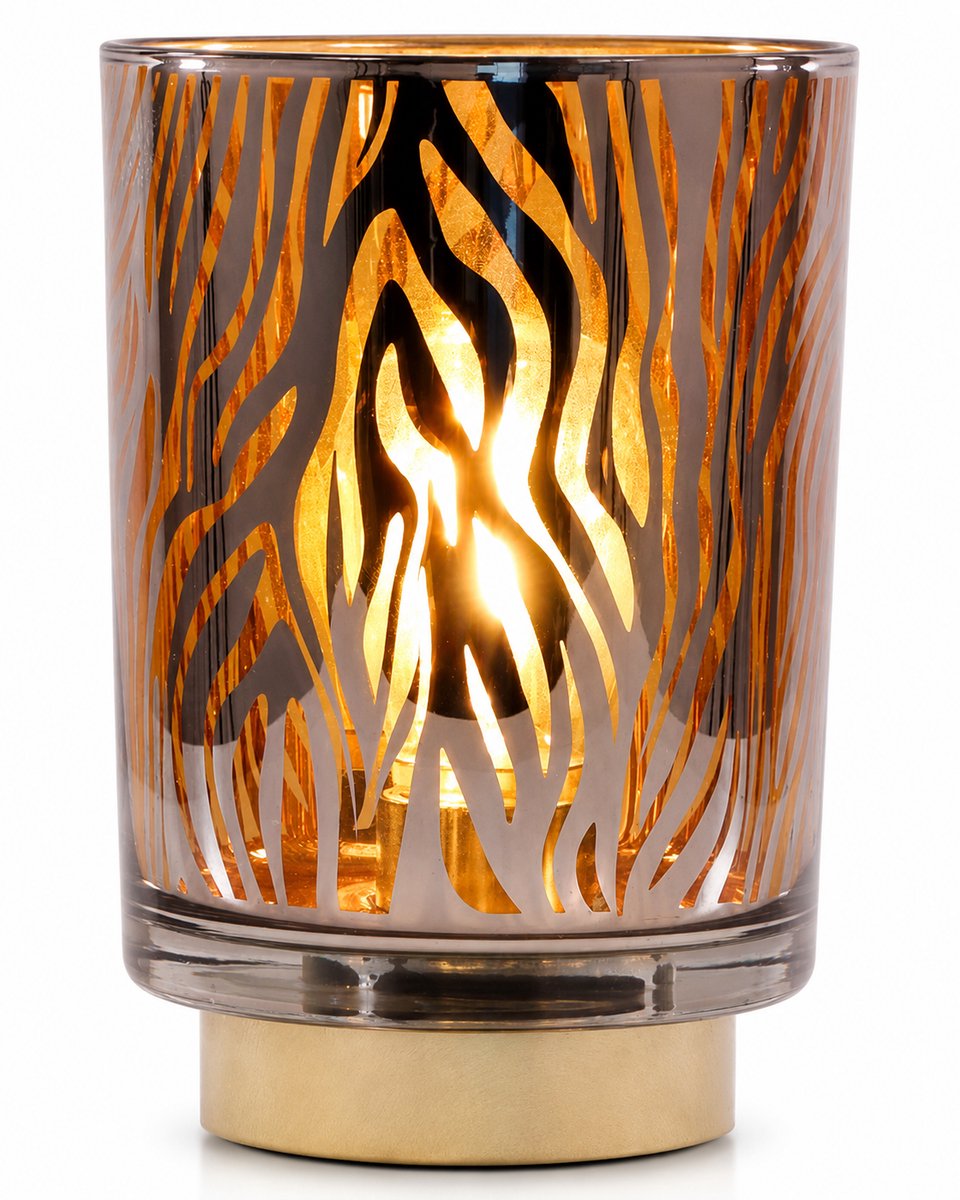 SENZA LED Tafellamp Luna - 10 x 14 CM - Goud/Grijs