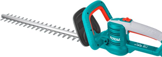 Heggenschaar - Lithium ion 2,0ah 20V - 460mm blad lengte - max. 18mm snijdiameter - Inclusief 1x accu, 1x lader, 1x veiligheidsbril & 1x veiligheidshanschoenen van Ferm — afbeelding 3