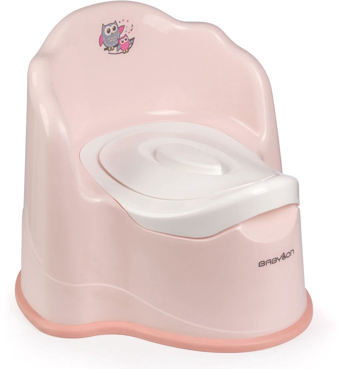 SnelShoppen - Roze Kinderpotje met Deksel en Kom voor Peuters, Veilig en Comfortabel, Geschikt v.a. 1 Jaar, Ideaal voor Thuisgebruik en Op Reis