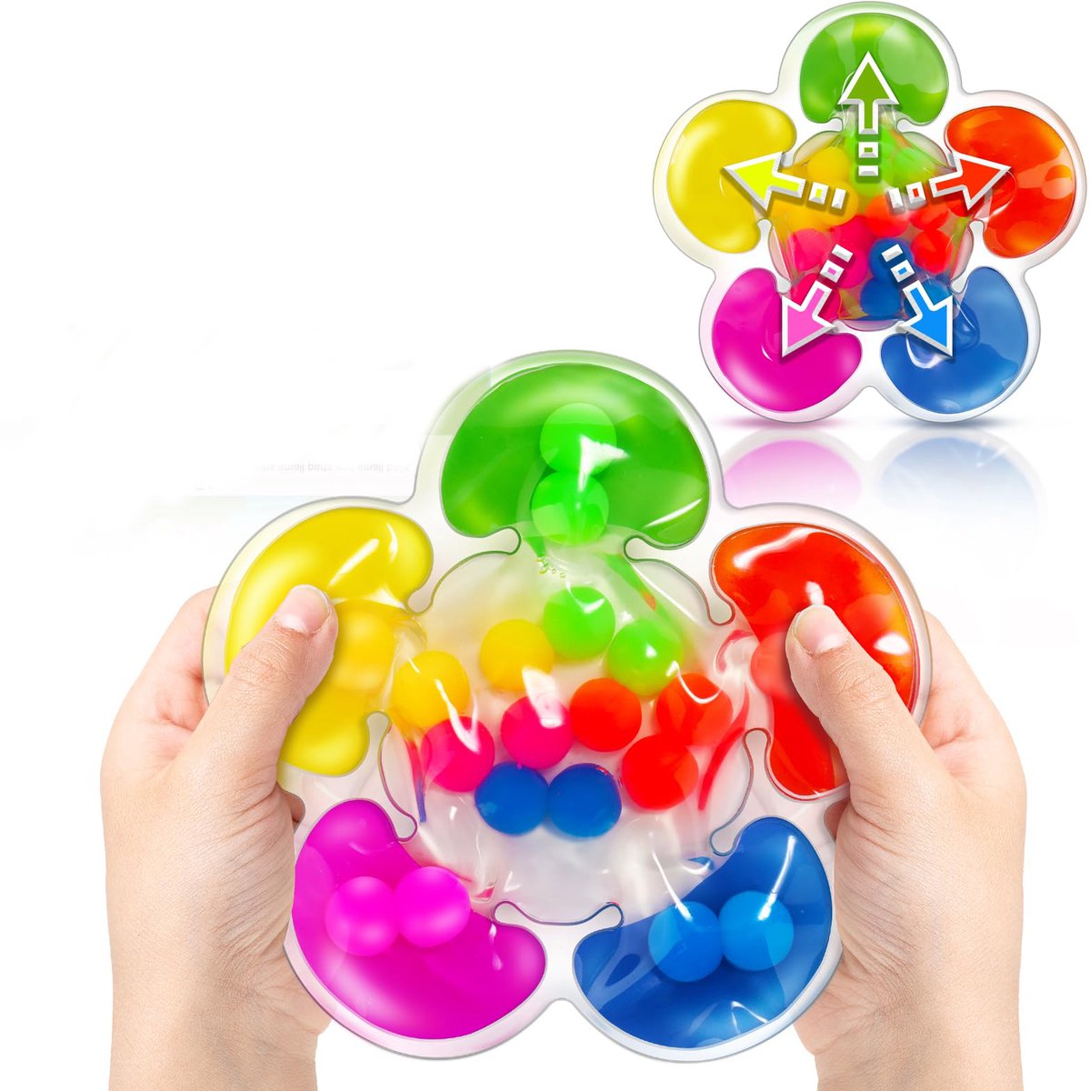 Sensorisch speelgoed - Speelgoed om kleuren te sorteren - Rustig friemelspeelgoed voor in de klas - Montessori-speelgoed - Voor peuters - Leeractiviteiten voor kleuters - Rustig reisspeelgoed - Cadeaus voor jongens en meisjes - Leeftijd 1-3 en 3-5