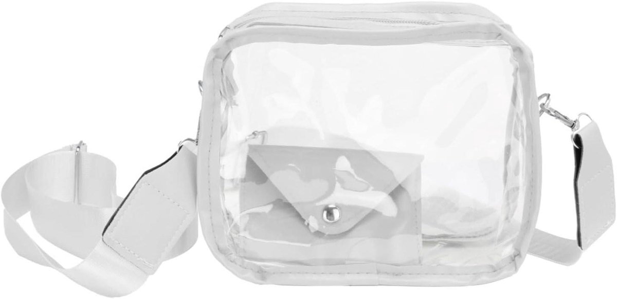 Doorzichtige Schoudertas - Concert Tas Stadion Tas - Evenementen Bezoeken - Waterdicht PVC Materiaal