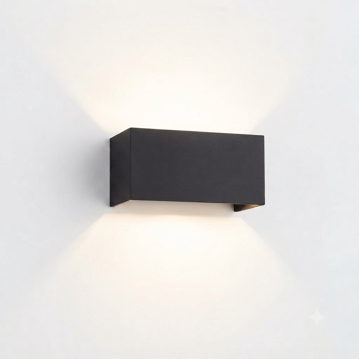Stervia Wandlamp - LED - Binnen En Buiten - Waterdicht - Kantelbare Lampen Voor Verschillende Lichteffecten - Warm Licht - 20 x 10 x 10 cm