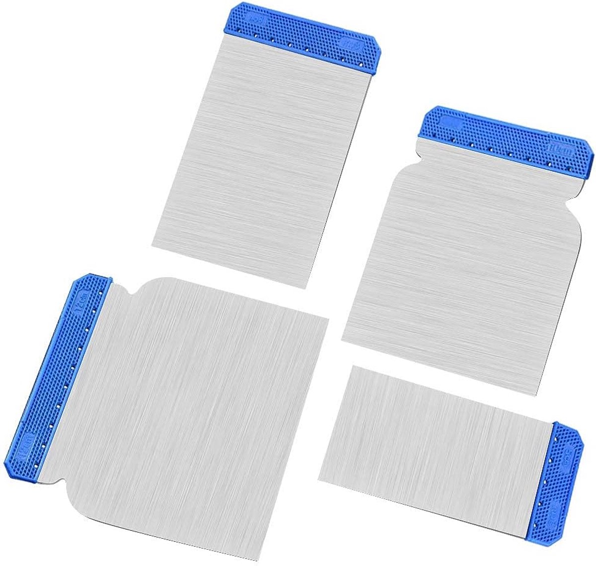 Sukudon 4 Stuks Shankless Blade Schilderen Gereedschap Serieus Goede Continentale Vulmessen (50MM+80MM+100MM+120MM) - ShopVlot