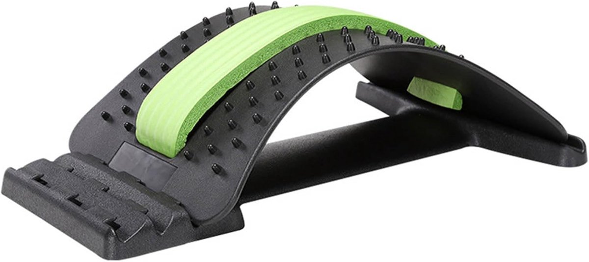 Rugstretcher rugtrainer rugmassage ondersteuning gebruikt om rugpijn te verlichten, 3 standen instelbaar, 88 verhoogd - ShopVlot