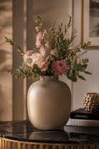 Pip Studio Vase en Métal pour Fleurs - Déco Maison - Kaki - 32cm