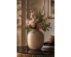 Pip Studio - Vaas - Khaki - IJzer - 25x32cm