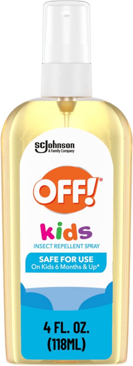 OFF! Kids Anti-Muggen & Teken Spray – Botanisch Geïnspireerde Insectenwerende Spray – Voor Kinderen – 118 ml
