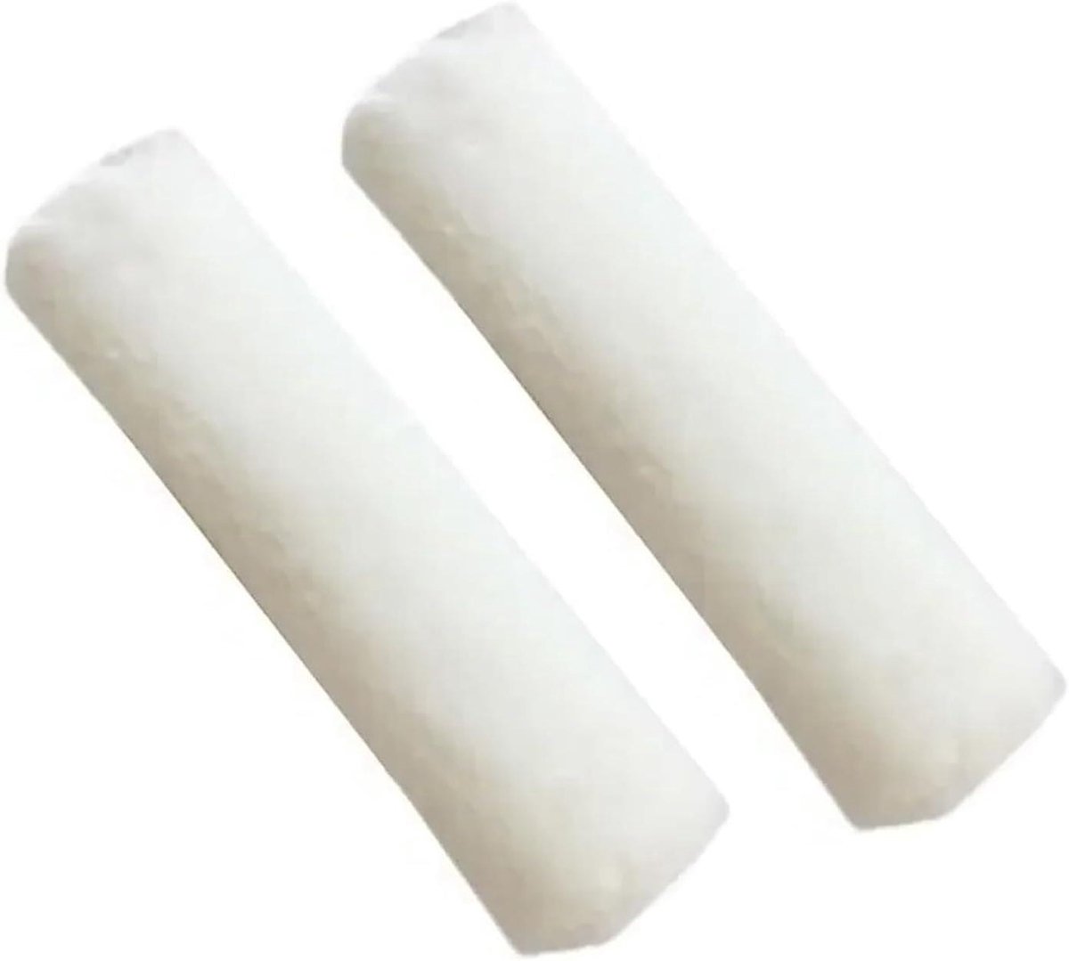 Gordelkussens - Schouderkussens - Comfortabel Rijden - Zachte Schapenvacht - 2 Stuks - Wit