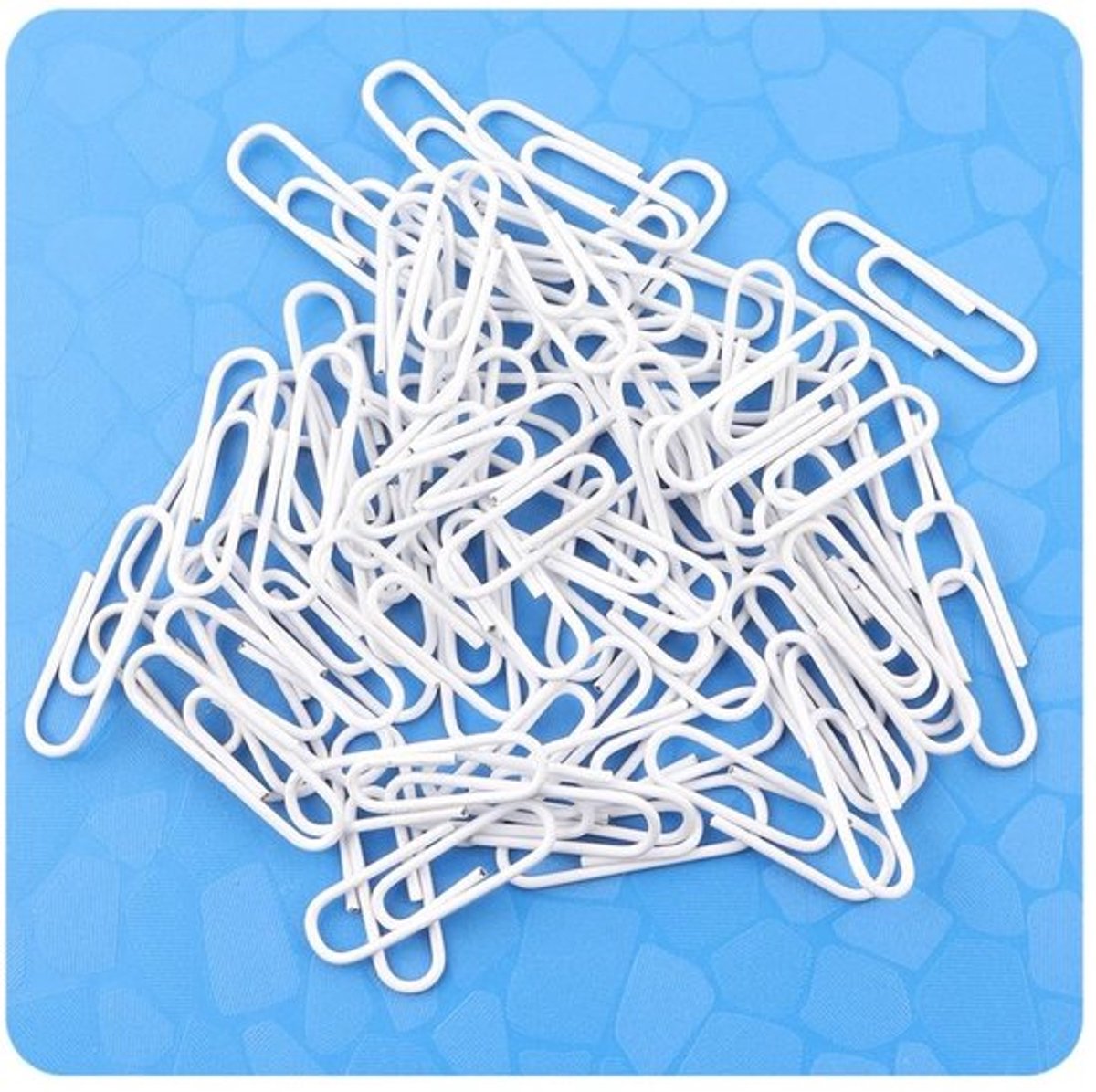 Paperclips 100 stuks - 28 mm - Gekleurde Metalen - Kunststof Gecoate - Duurzaam - School/Kantoormateriaal - Kantoorartikelen