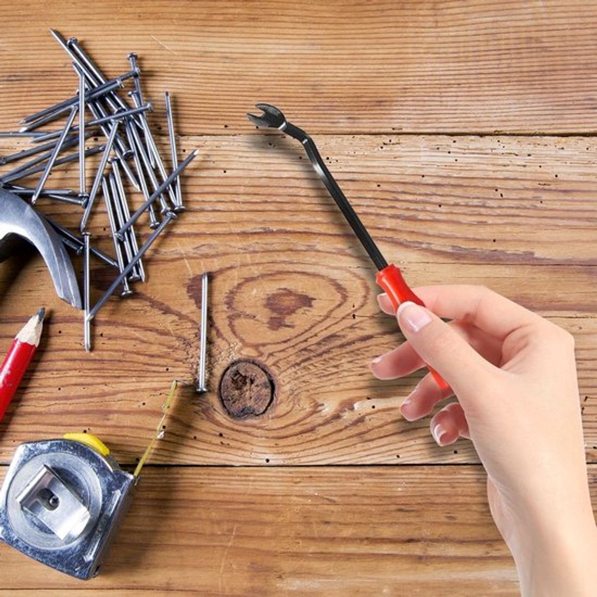 Nietverwijderaar 7-delig - Nagelverwijderaar - Nietjesverwijderaar - Multifunctioneel - Robuust - Duurzaam