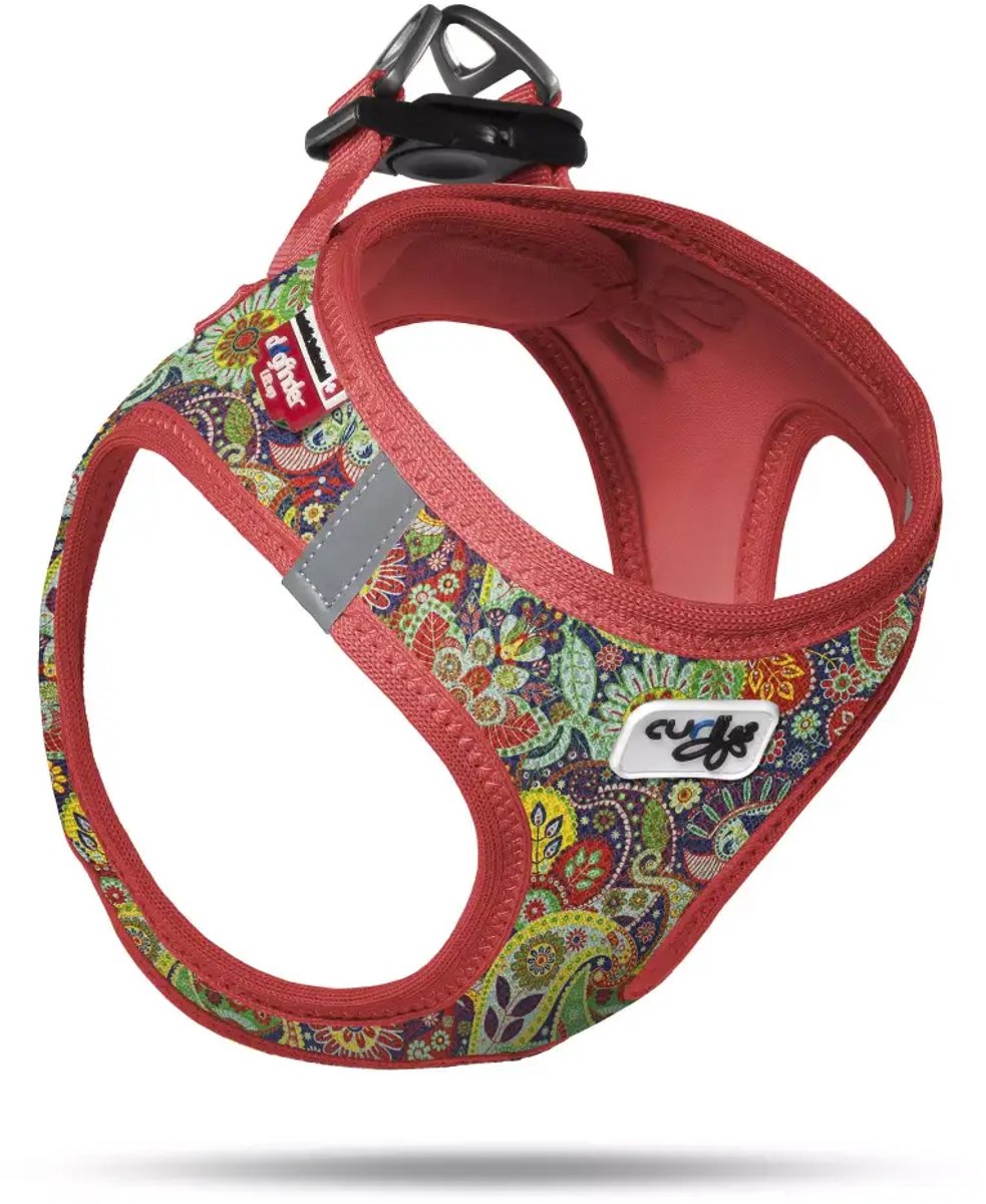 Curli Hondentuig Air-Mesh Harness Floral R Maat L: 49-55 cm