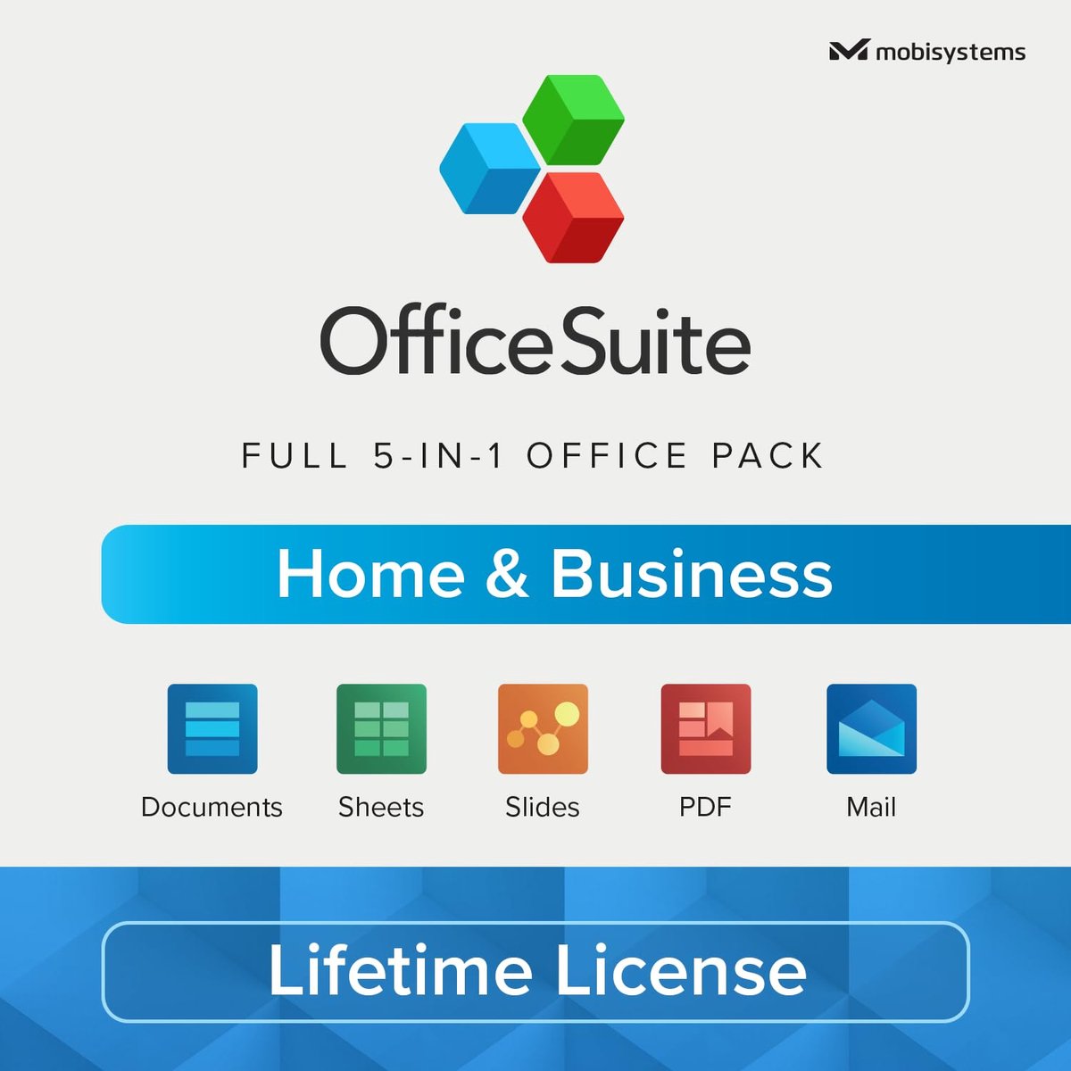 SnelShoppen - OfficeSuite Home & Business 2023 - Levenslange Licentie voor Documenten, Sheets, Slides, PDF, Mail & Kalender voor Windows