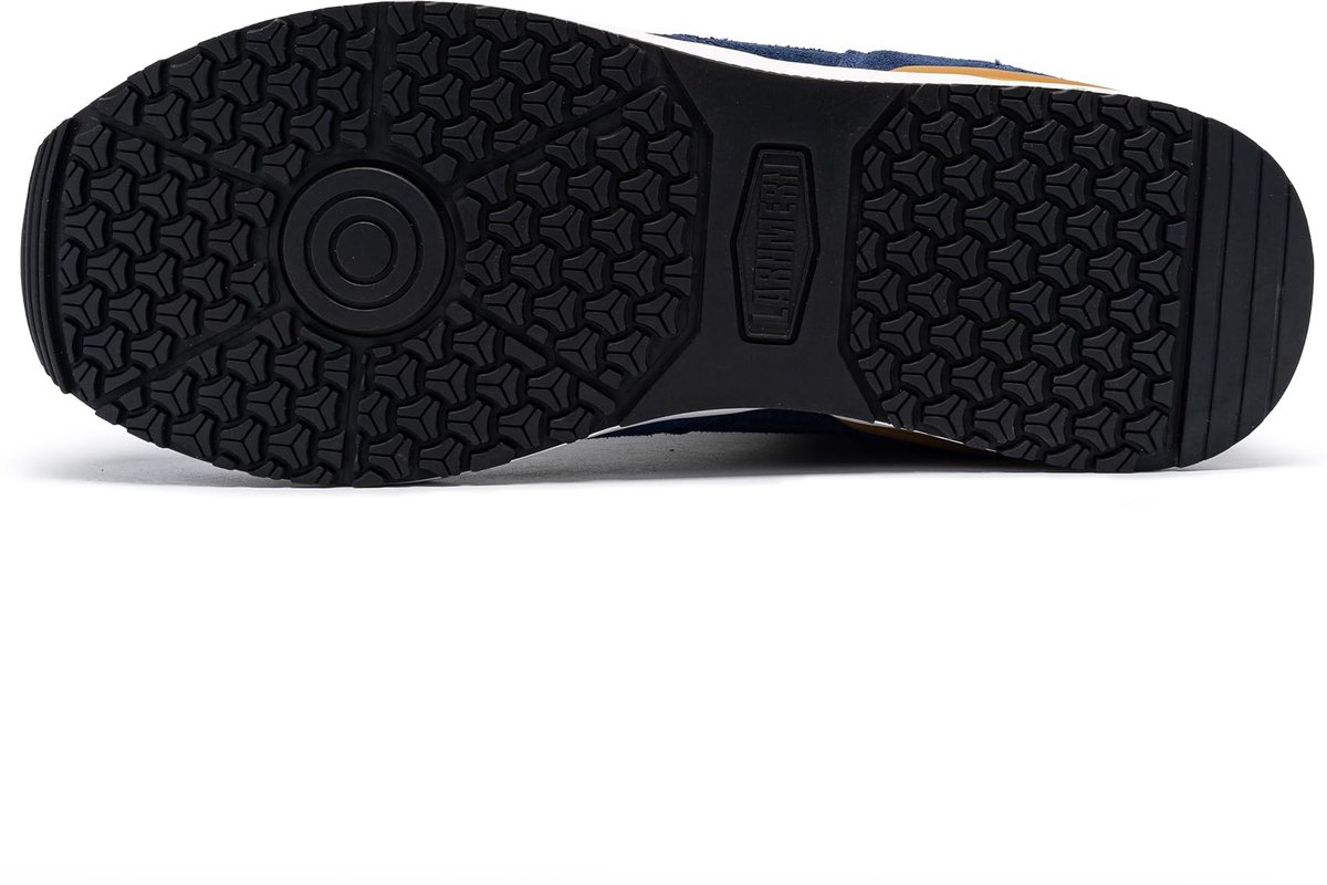 SnelShoppen - Veiligheidsschoenen Heren Werksschoenen Stalen Neus Lichtgewicht SRC Antislip Sportief Saffierblauw Maat 48 EU voor Bouw en Industrie