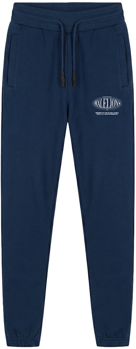 Malelions lifestyle joggingbroek in de kleur marine.