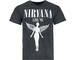 Nirvana In Utero '93 Heren T-shirt - zwart - M