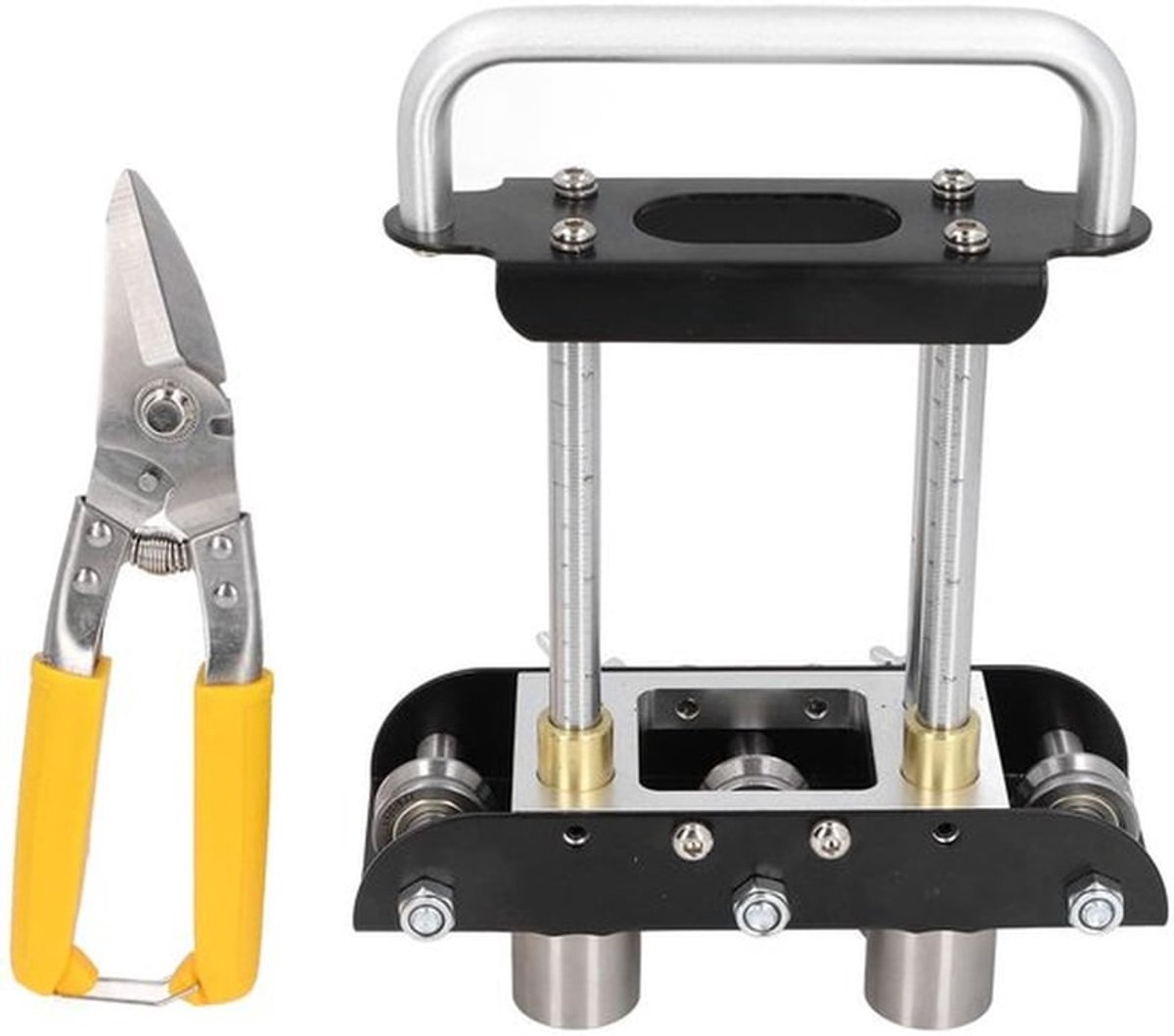 Buiggereedschap Metalen Rolbuiger - Buighoek 0-90° - Randroller Tool - Voor Bochten 13 Tot 130 Mm - Geschikt Voor Staal/Aluminium/Koper - Veilig Klemmen
