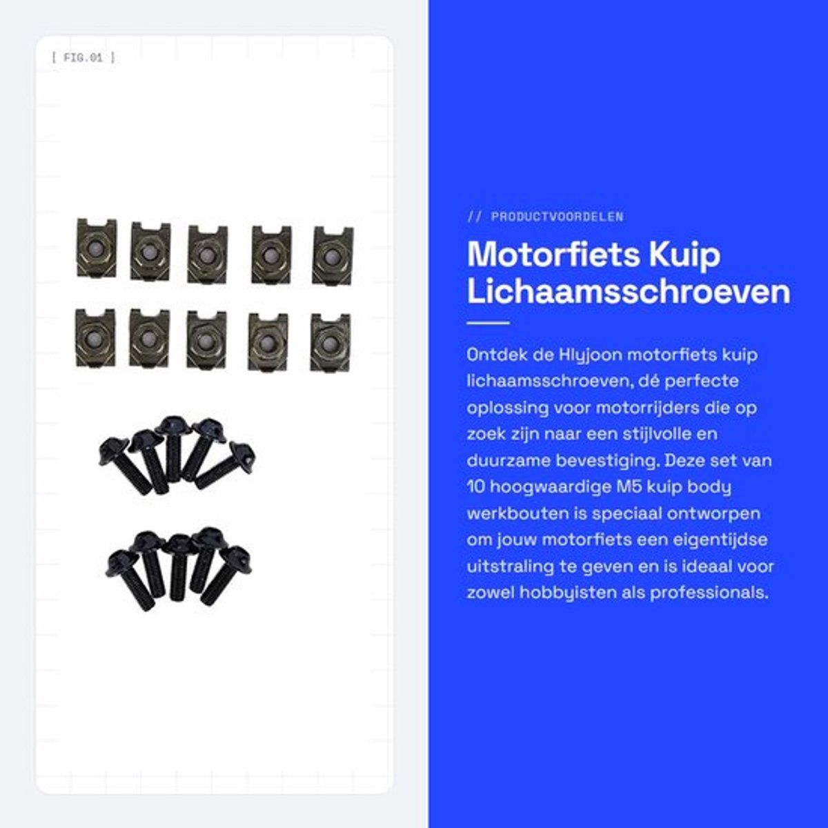 Kuip Lichaamsschroeven - Bevestigingsklemmen - Bouten - Corrosiebestendig - Hoogwaardig Aluminium - Stijlvol Uiterlijk - Motorfiets Bevestigingsbouten