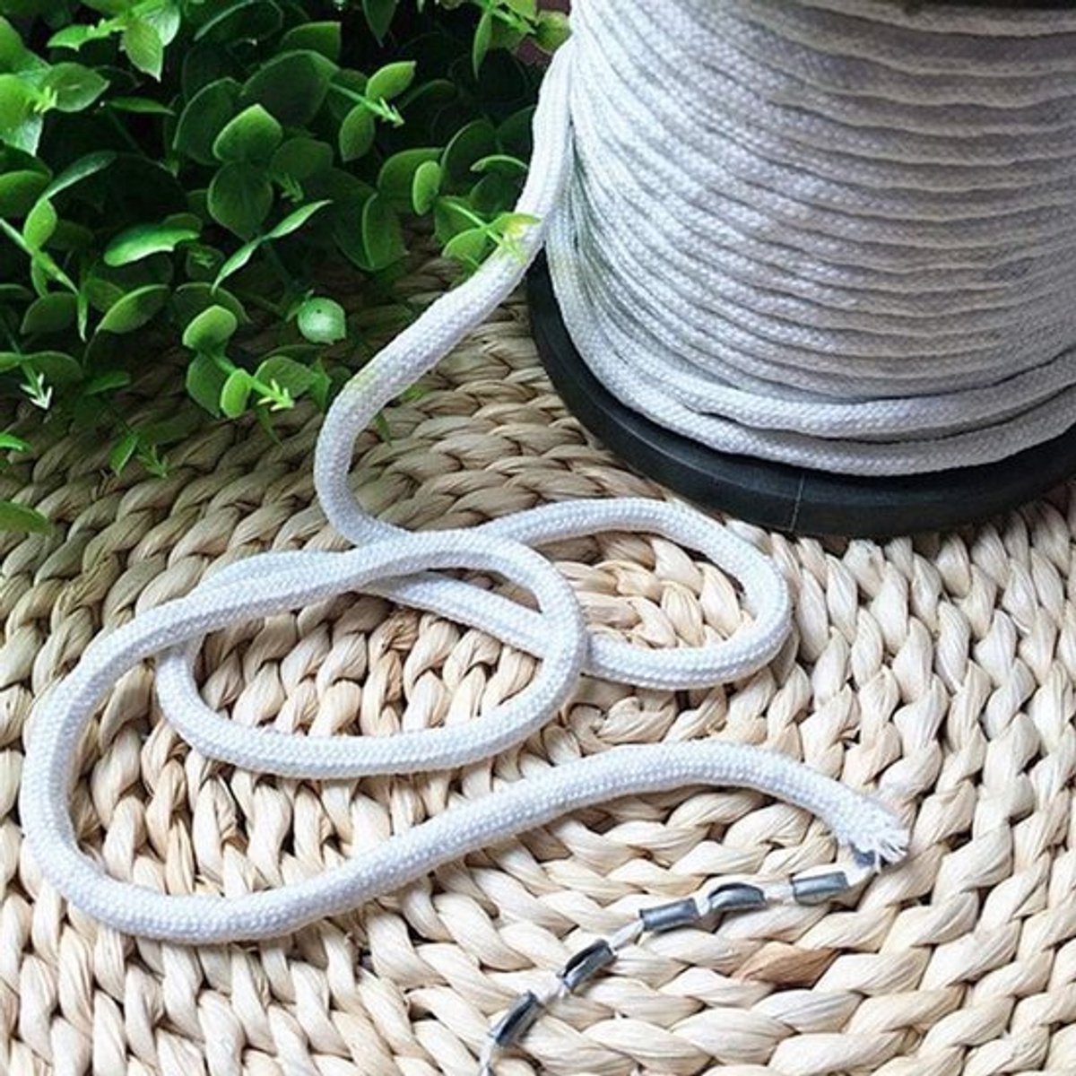Loodband 5 m - Zware Loodketting - Gordijnverzwaarder - Verzilverd Ijzer - Optimale Gewichtsverdeling - Wit - Gordijngewicht