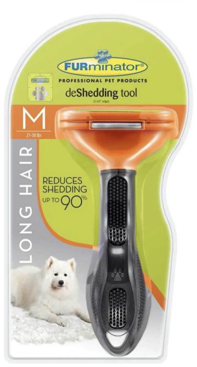 Furminator Hond Longharig - Hondenborstel - M