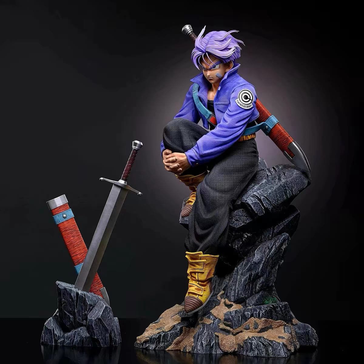 Dragonball Z - Figurine - Future Trunks - 27cm - Anime - Dragon Ball Figuur - Figuren - Super Saiyan - Geschenk - Beeldje - Pvc - Collectie - Ornament
