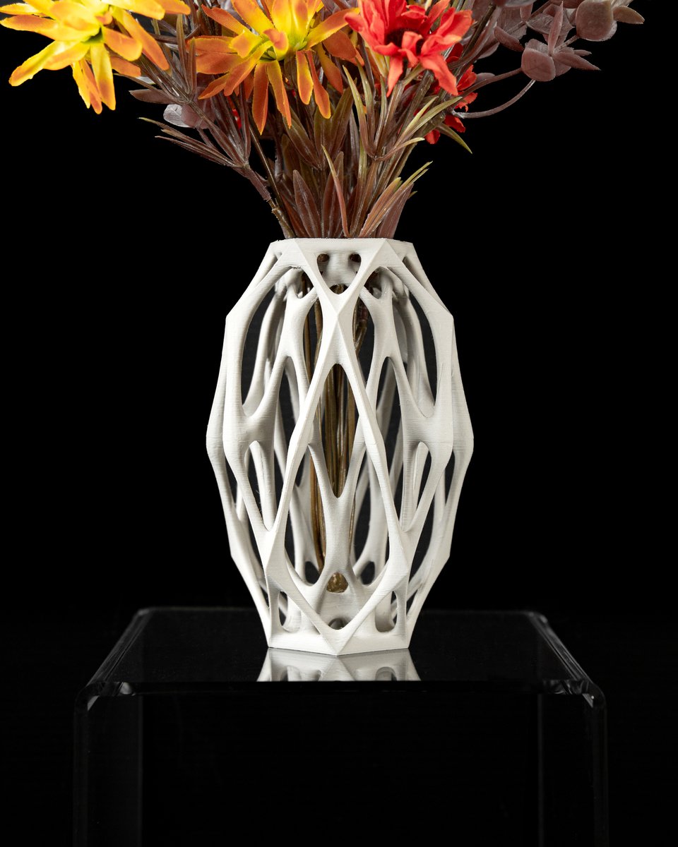 Skushy Vaas Mantis - Geschikt voor Bouwbloemen - Japandi Designvaas voor Droogbloemen en Kunstbloemen - Sculpturale Decoratieve Vaas - Moderne Woondecoratie
