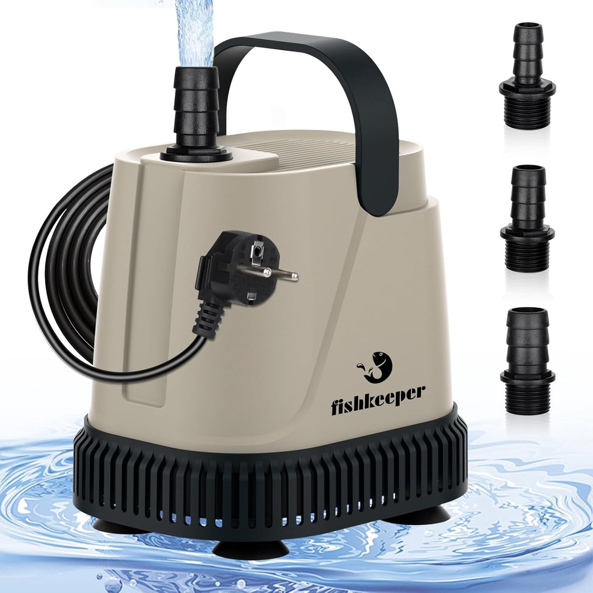 Onderwaterpomp 30W – Instelbare, Stil en Krachtige Waterpomp voor Aquaria, Tuinen, Vijvers en Fonteinen