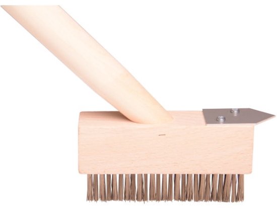 Talen Tools - Handonkruidborstel - Stalen haren - Met krabhakje - Korte steel van Talen Tools — afbeelding 2