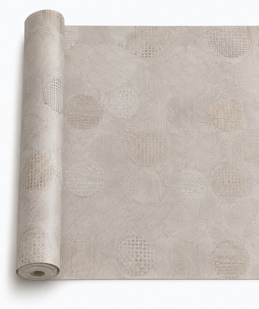 York Wallcoverings IR2827 Vintage History Behang – Beige/Taupe – 52 cm x 10 m