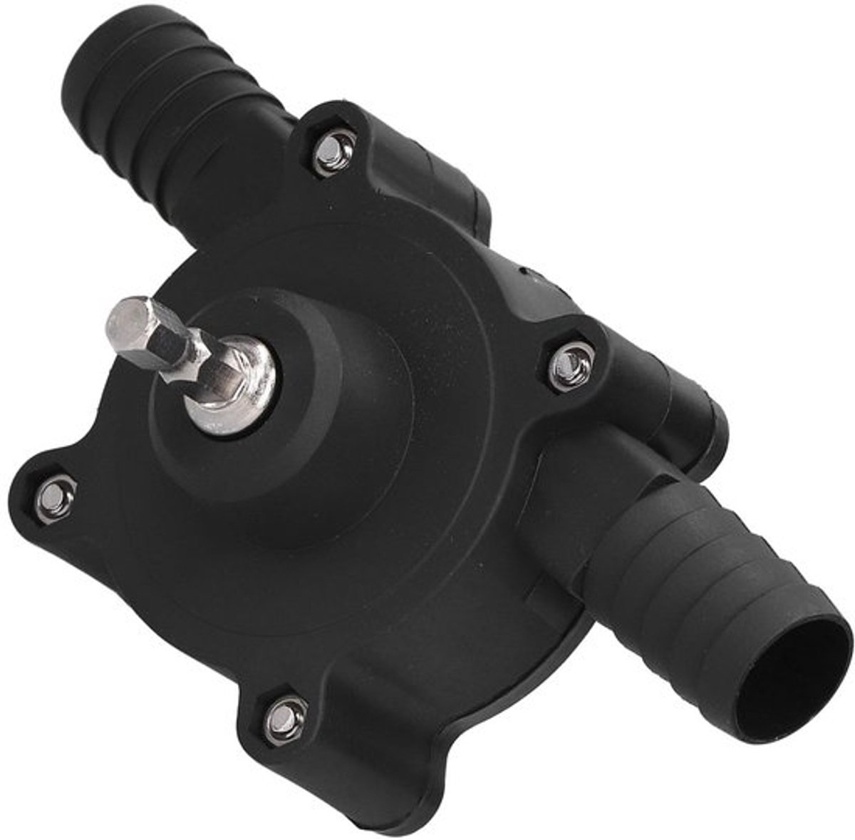 Handpomp voor waterboormachine - Elektrische boormachine accessoires - Mini zelfaanzuigend - Zwart - Geschikt voor benzine en olie - Hoog...