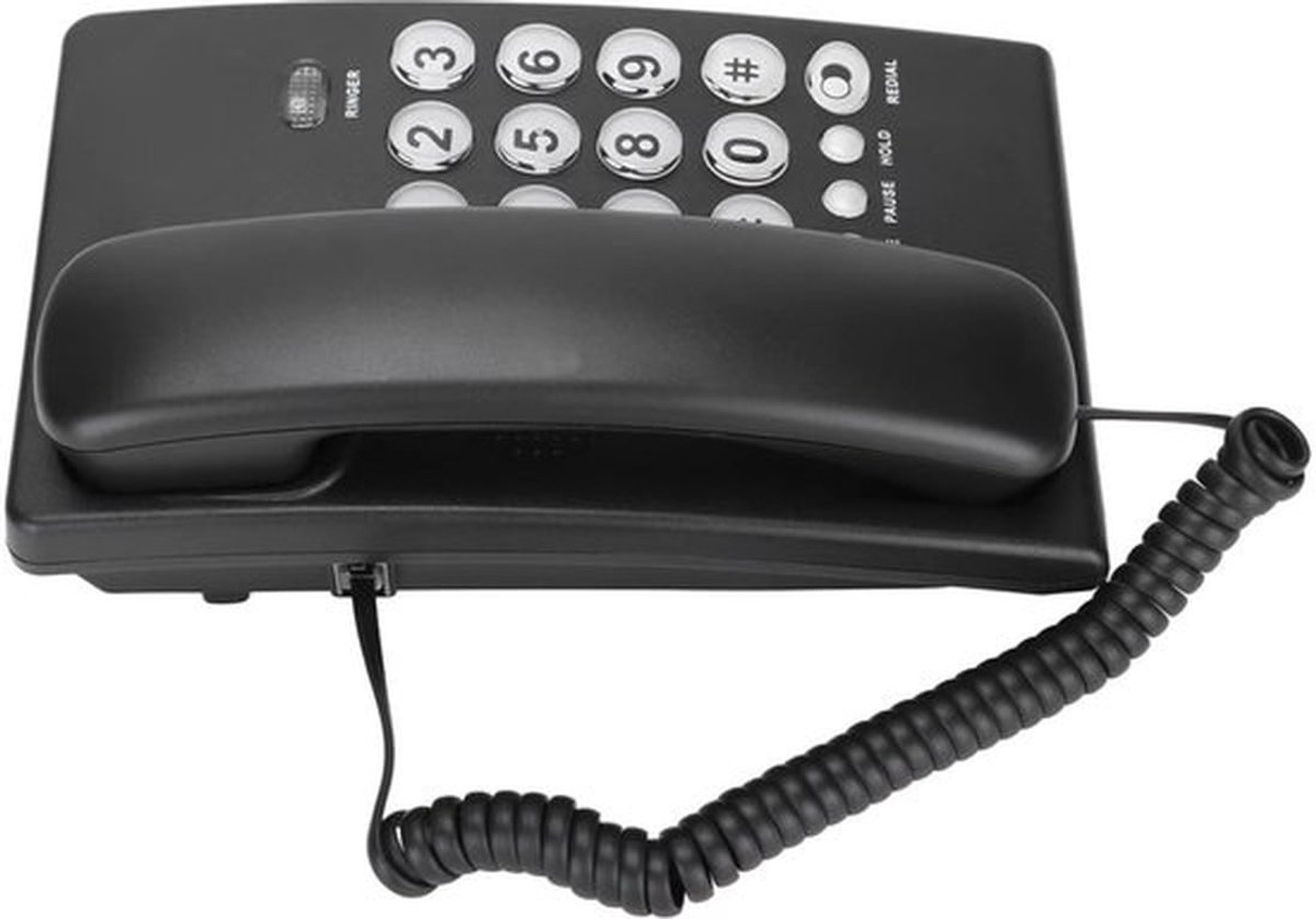 Vaste Telefoon - Eenvoudig Ontwerp - Grote Toetsen - Desktopeenheid - Voor Senioren - Kwaliteitsvol Gebruik