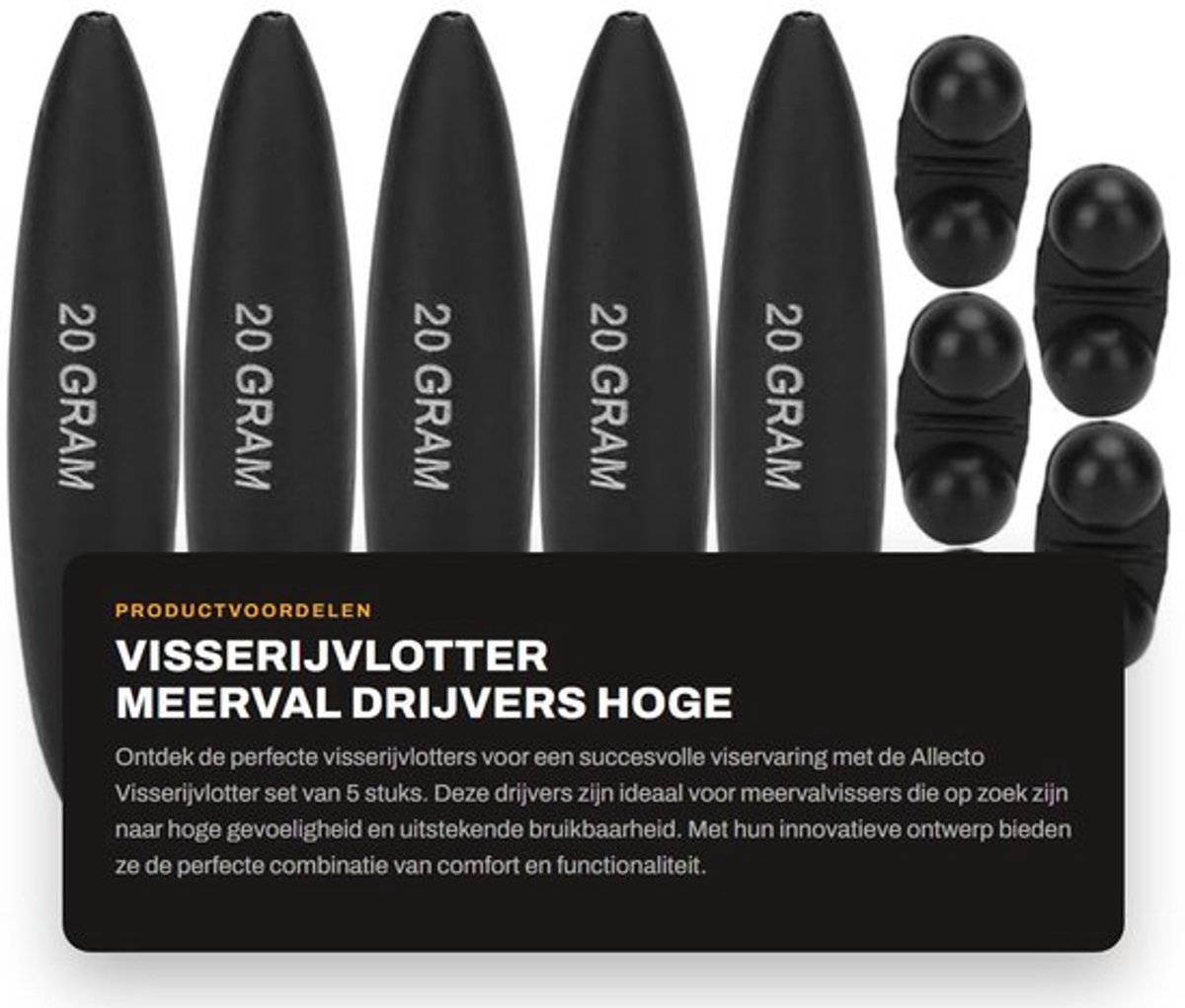 Vlotter 5 stuks - Hoge gevoeligheid - EVA Drijvers - Meerval Drijvers - Vissen - Flexibiliteit - Vissersfloat