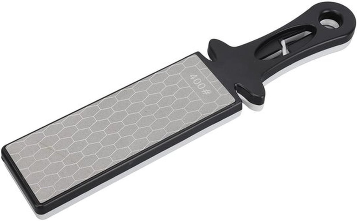 Messenslijper Dubbelzijdig - Diamant Slijpoppervlak Korrel 400/1000 - Geschikt voor Messen/Scharen/Beitels - Duurzaam Materiaal - Efficiënt Slijpen - Slijper