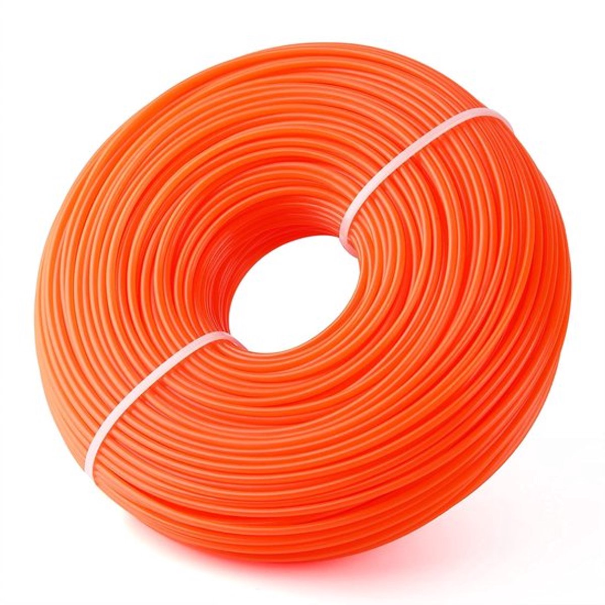 Maaidraad Trimmerdraad - Geschikt voor Grasmaaiers - Ronde Draad - Oranje - 96 meter - 2,4 mm - Hoogwaardige Kwaliteit
