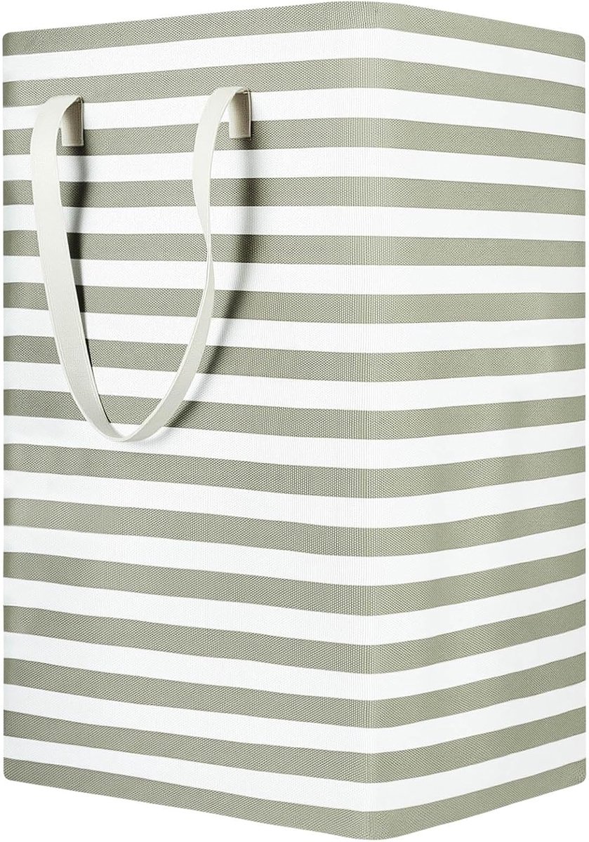 SnelShoppen - Vouwbare Wasmand 60L met Handvat, Waterdichte Opbergmand voor Vuile Kleding, Perfect voor Badkamer, Slaapkamer, Studentenkamer en Meer