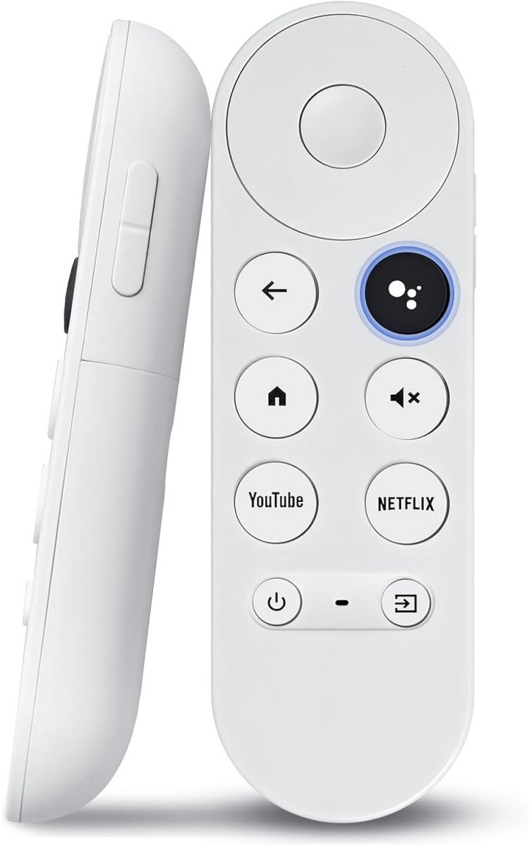 GELLDG Afstandsbediening met spraakbesturing geschikt voor Google Chromecast – Geschikt voor Google TV HD/4K – Model GA01919-US / GA01920-US – Alleen afstandsbediening – Geschikt voor Chromecast TV 4K – Ondersteunt spraakbesturing