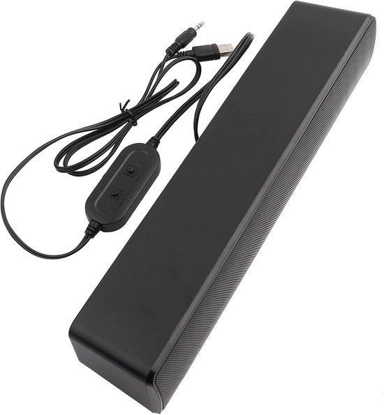 Mini Soundbar - Draadloze Muziekdoos - Muziek Luisteren - 3D Stereogeluid - 32 cm - Zwart van MINI — afbeelding 5
