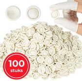 ComfiCare® Vingercondoom 100 stuks Large – Vingerbeschermer – Vingerbob – Vinger condooms – Vingerverband – Vingercondooms Large – Vingerbeschermer snijden – Vingercondoom – Vingercondoom waterdicht - Wit
